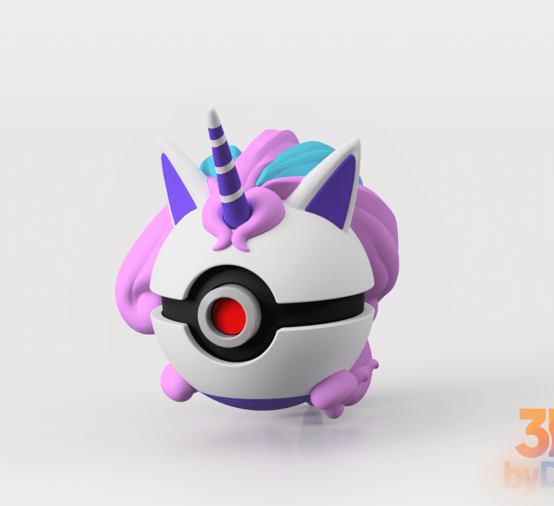 Rapidash (Galarian) 3d model