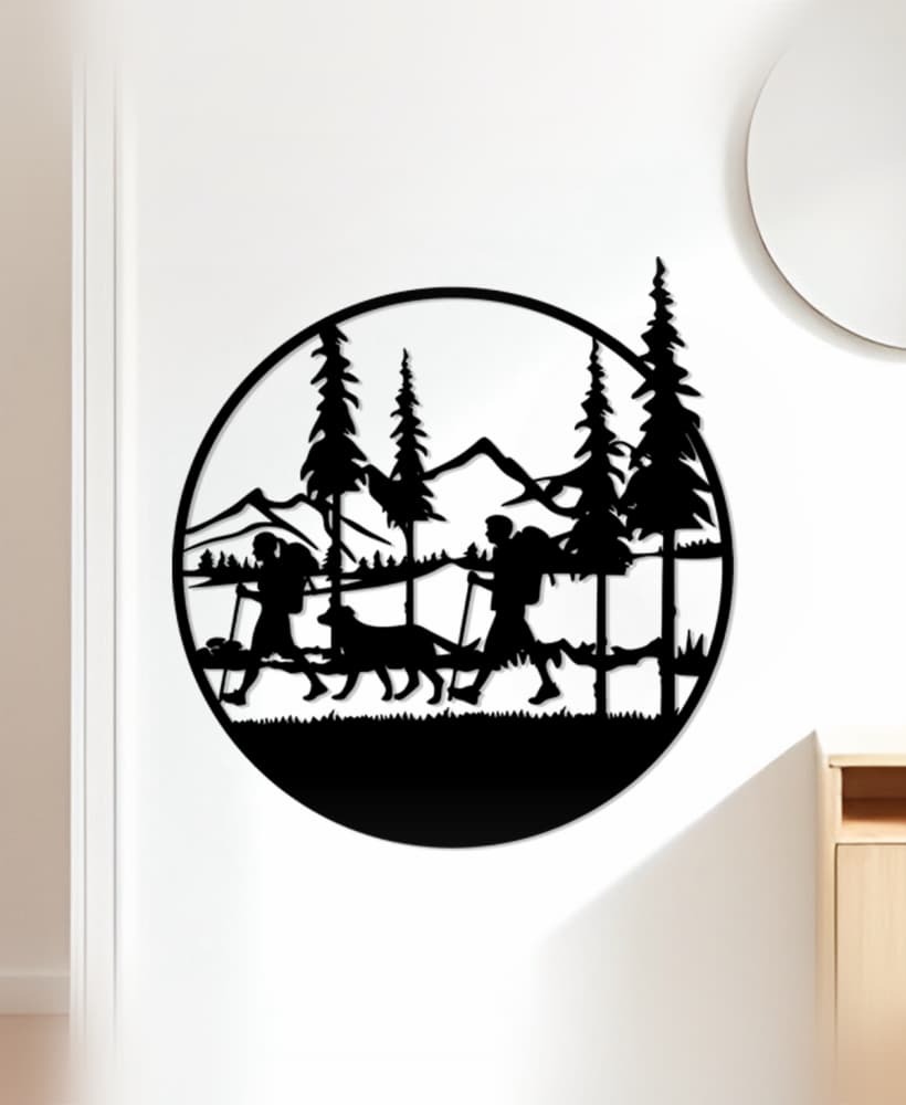 Camping Wall Art, Wall Decor, Home Decor 3d model