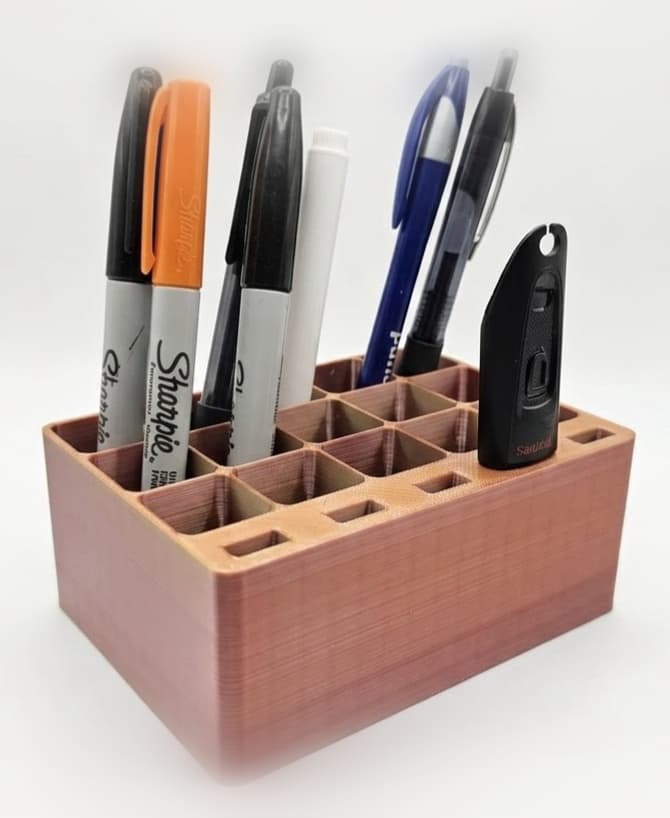 USB HOLDER DESK ORGANIZER 3d model