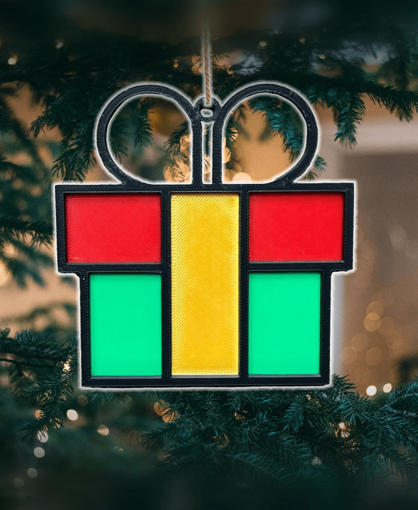 Christmas Present Tree Ornament 3d model