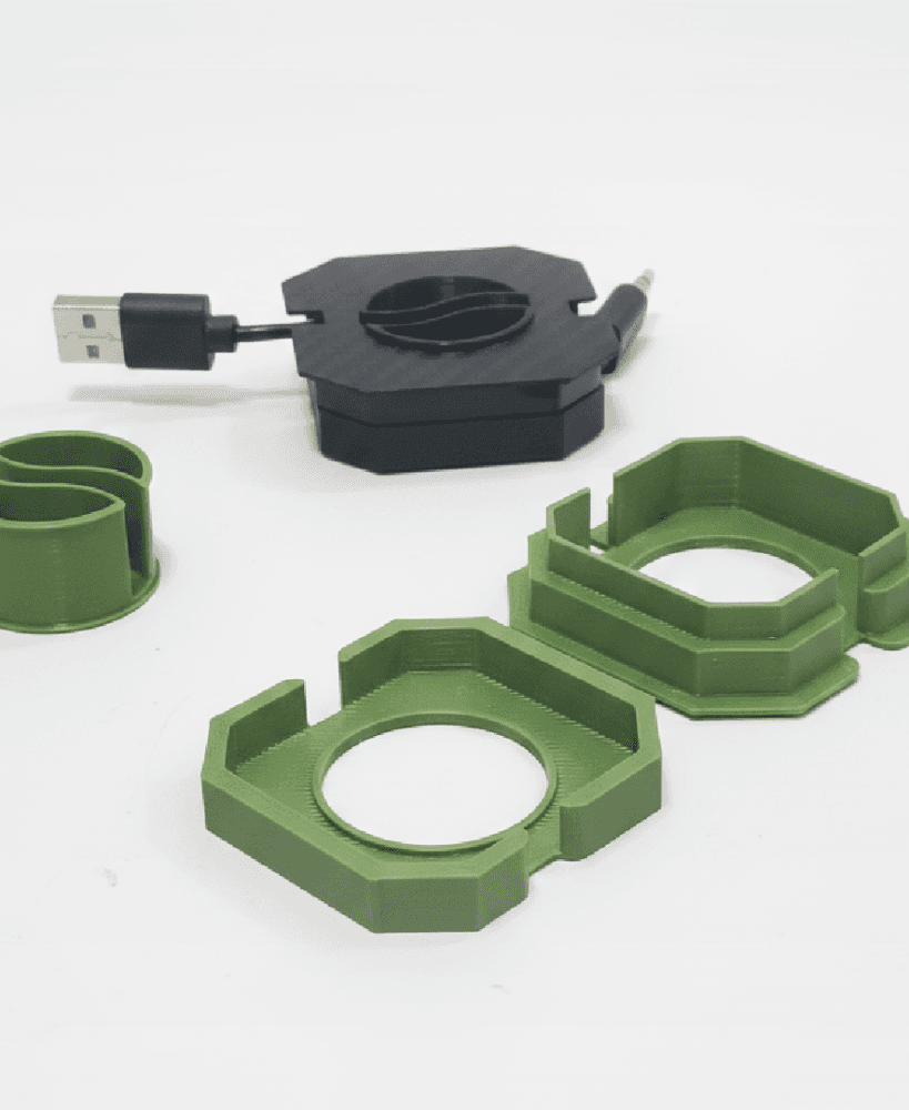 Snap-On Cable Winder for Cable Management | ZERO 3d model