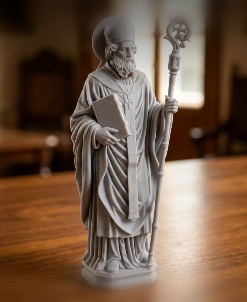 Saint Timothy Statue 3d model