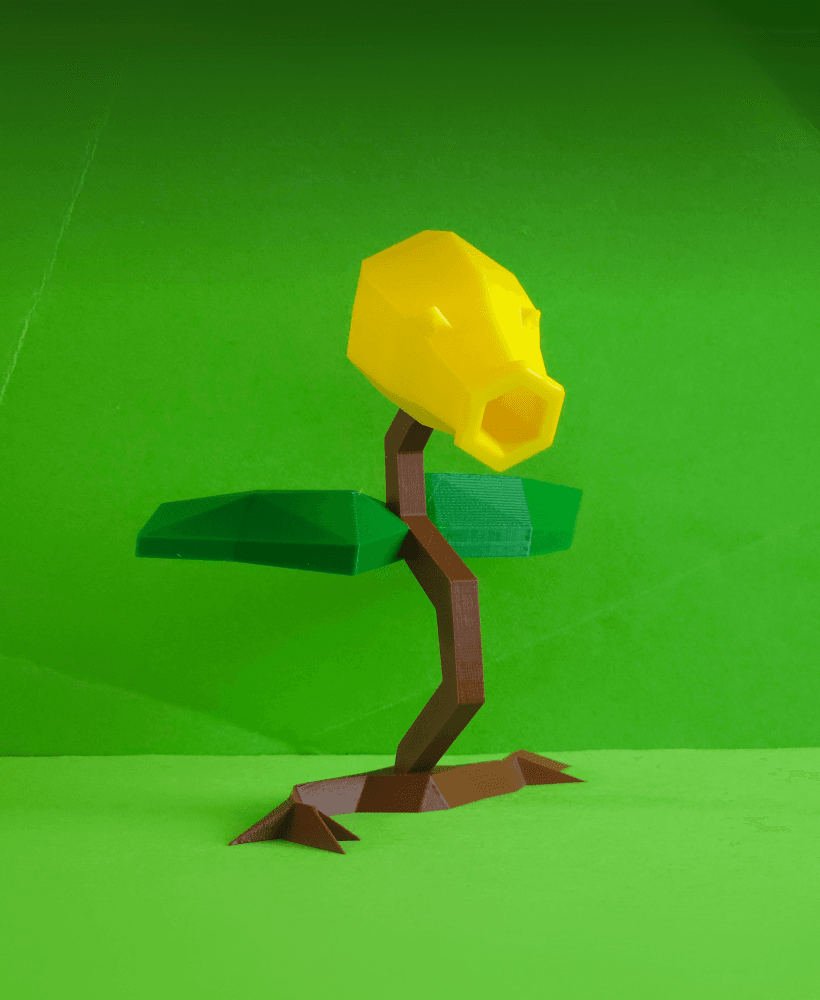 Bellsprout Low Poly Pokemon 3d model