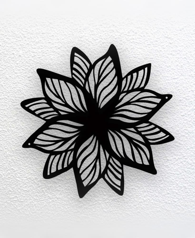 Flower Wall Art 3d model