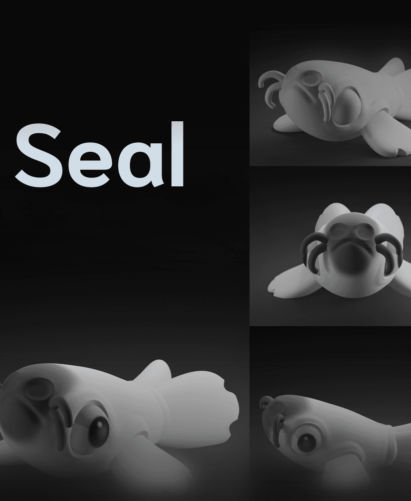 Baby Seal 3d model