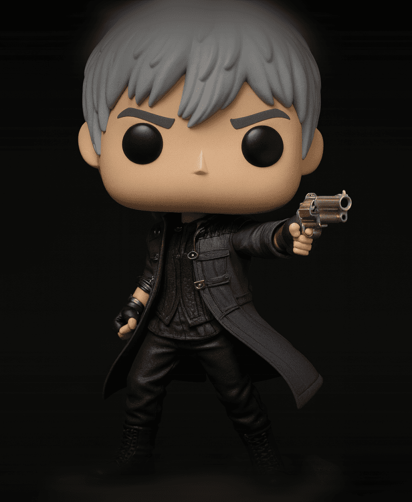 NERO DEVIL MAY CRY 5 FUNKO POP STYLE – STL Fan Art Model 3d model