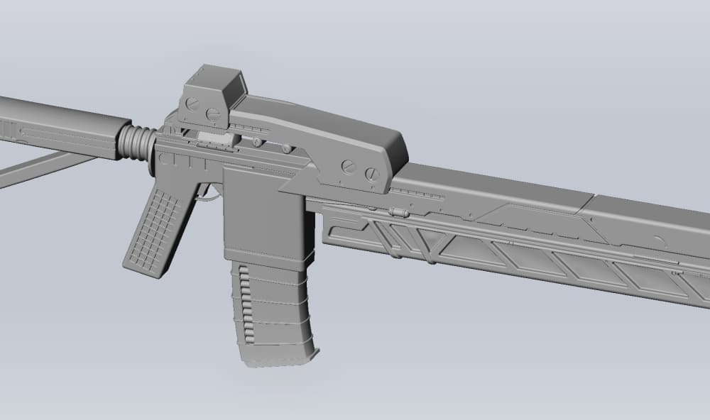 Frontier Buccaneer Rifle 3d model