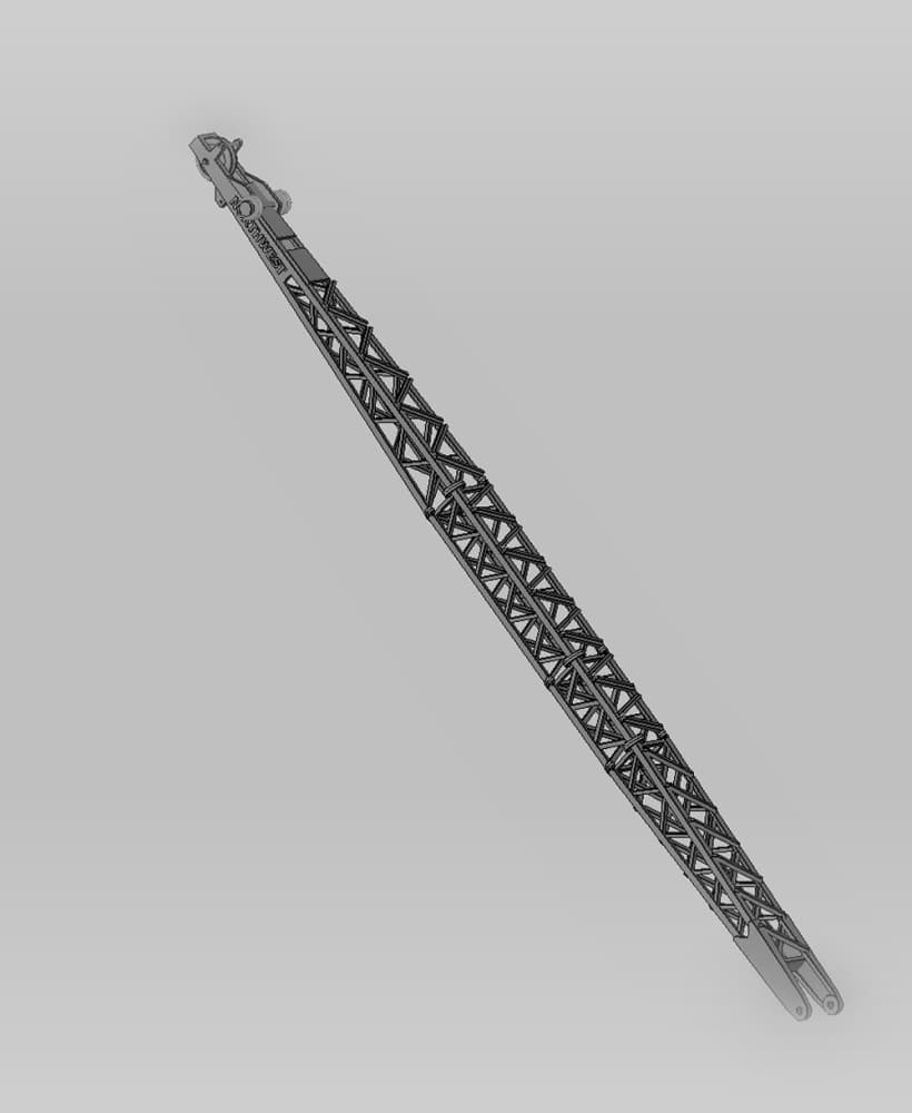 Northwest 25D Boom and shaves - V2.stl 3d model