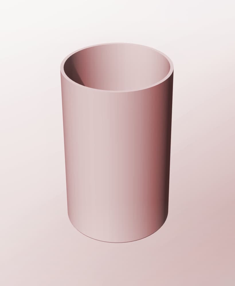ASR68-175 Watertight Sleeve for Flower Vase - Scalable 3d model