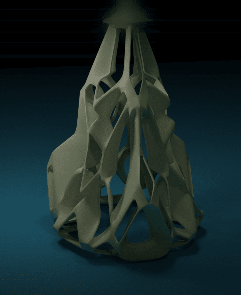 Light Shade Desk Displayer 3d model