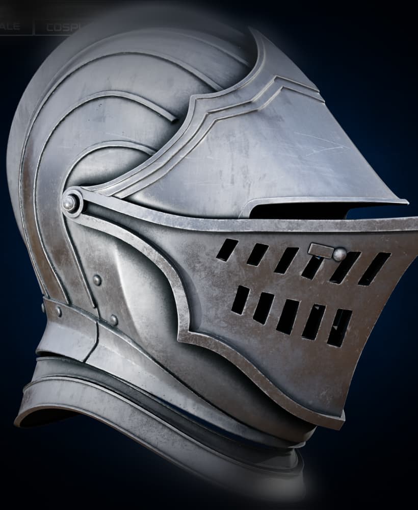 ELITE KNIGHT HELMET - OSCAR OF ASTORA Helmet COSPLAY - DARK SOULS FAN ART 3d model