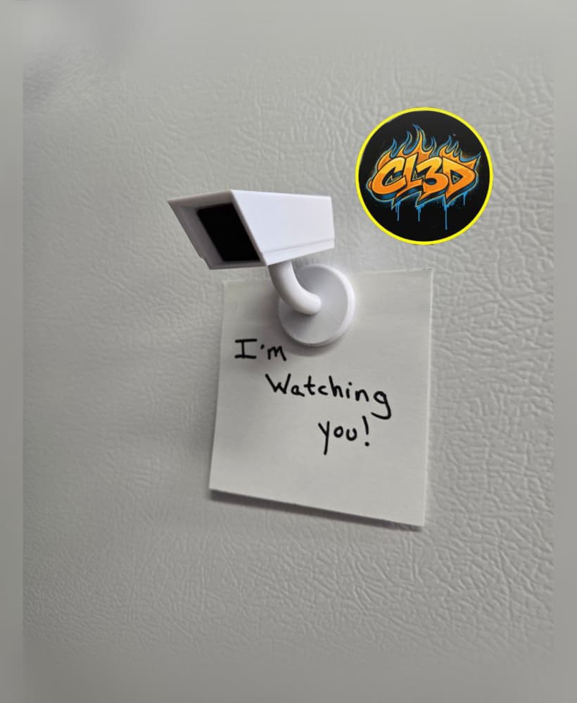 Security Camera Fridge Magnet 3d model