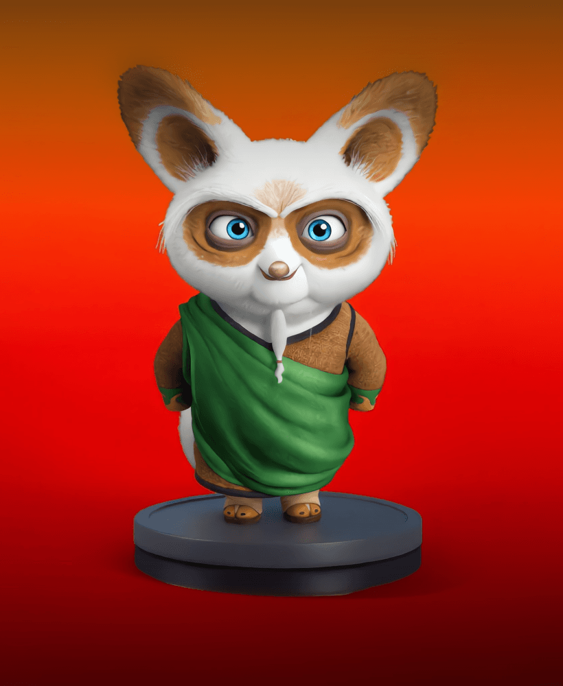 Master Shifu Kung Fu Panda 3d model