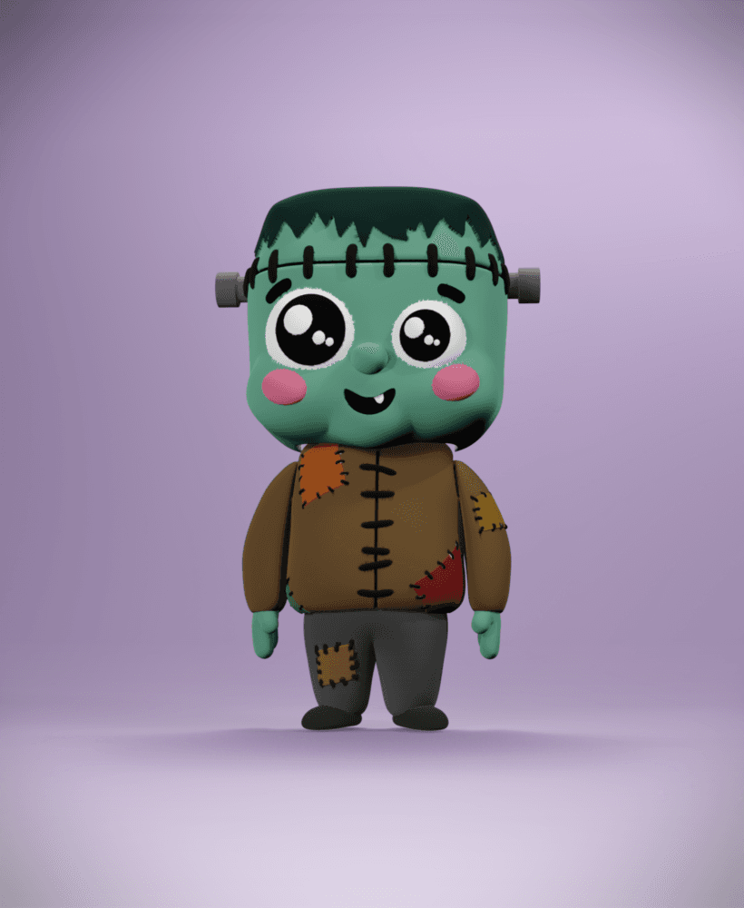 Frankie -Little Monsters Flexi 3d model
