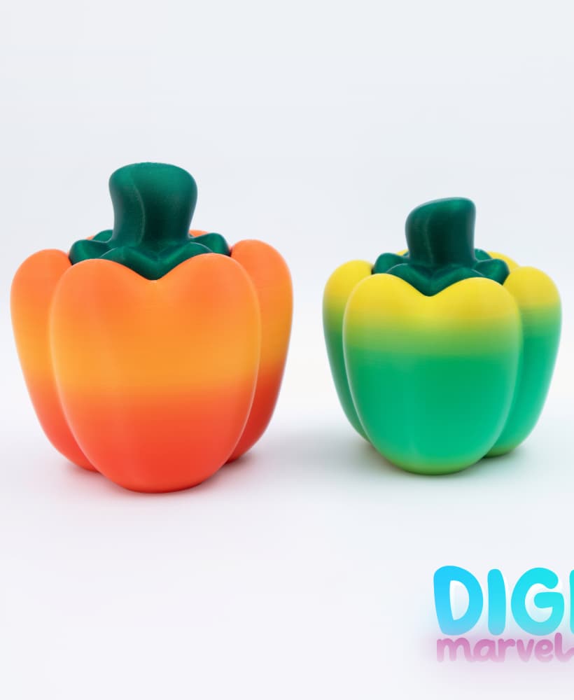 (FREE) Stuffie Bell Pepper Container 3d model