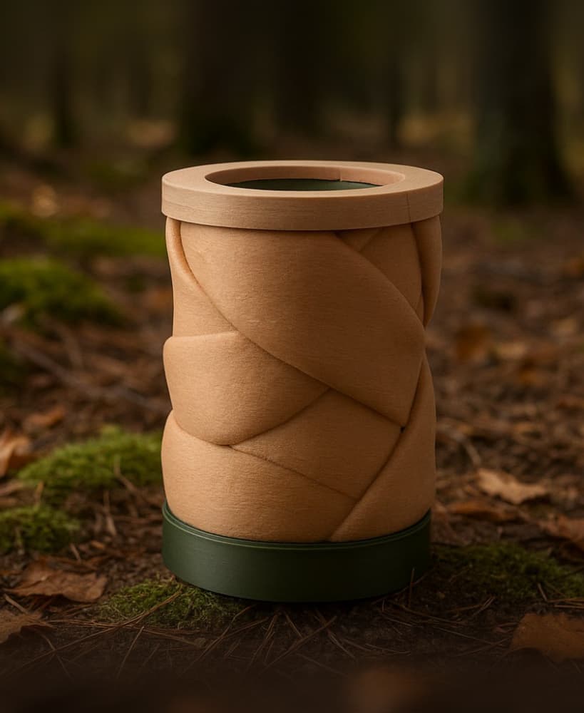 Soffio Vase - Organic Minimalist Home Decor 3d model