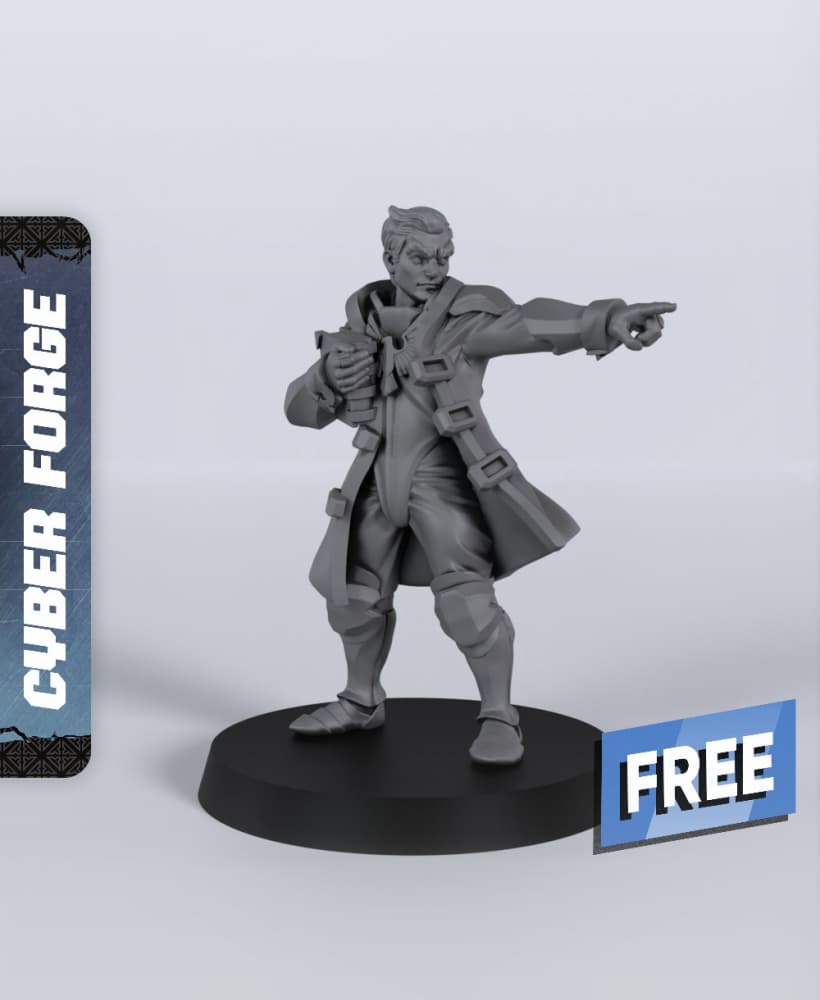 Hawk Mentor Cyril - With Free Dragon - 5e DnD Inspired for RPG and Wargamers 3d model