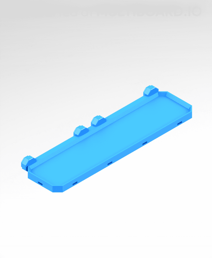 8x2 MU - Simple Bolt-Locked Shelf 3d model