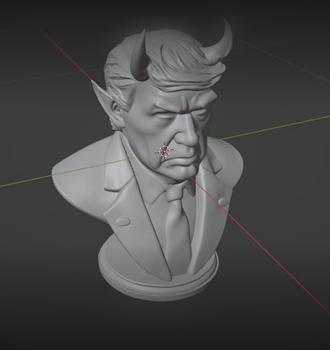 The real Trump 3d model
