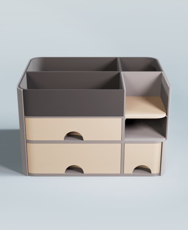 Desk Organizer Clean 3d model