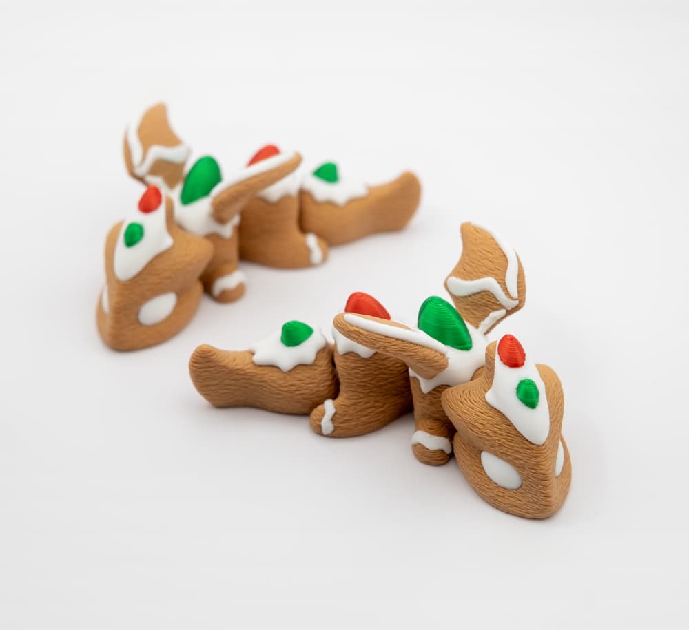 Mini Gingerbread Dragon 3d model
