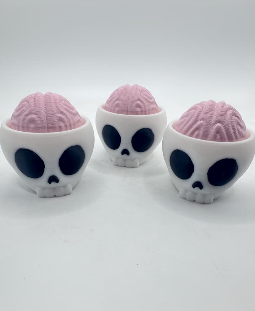 Skull Fidget clicker 3d model