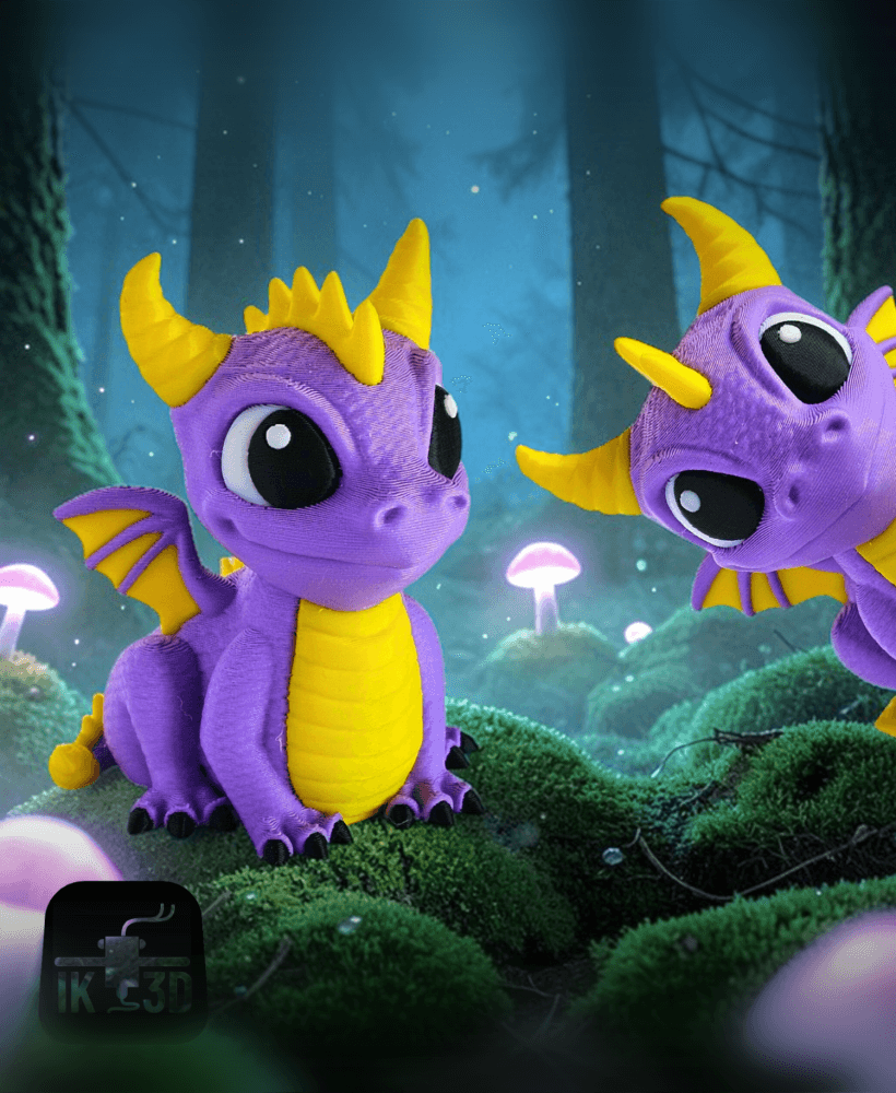 Baby Dragon Teen Version / No Supports 3d model