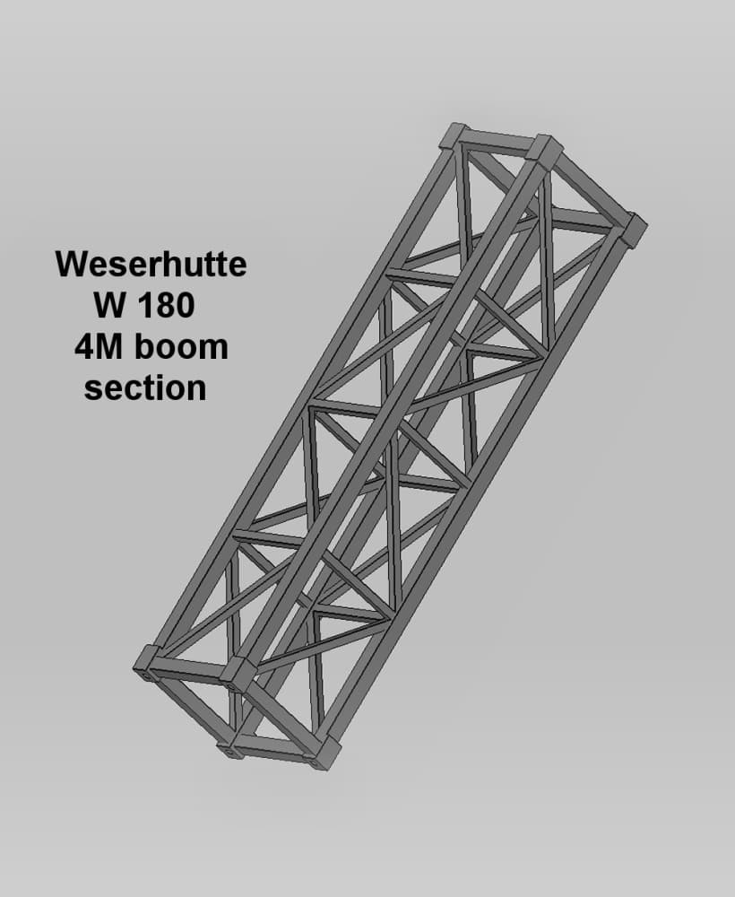 Weserhutte W 180 - 4 M boom.stl 3d model
