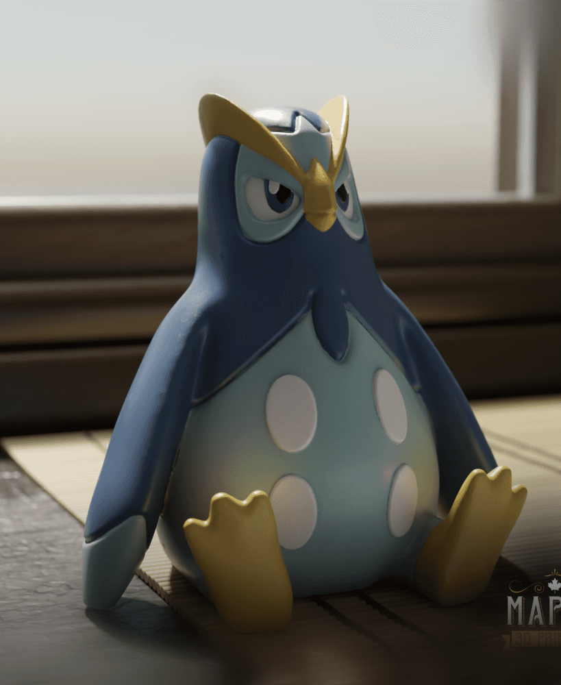 394. Prinplup - Basic & Ornamental 3d model