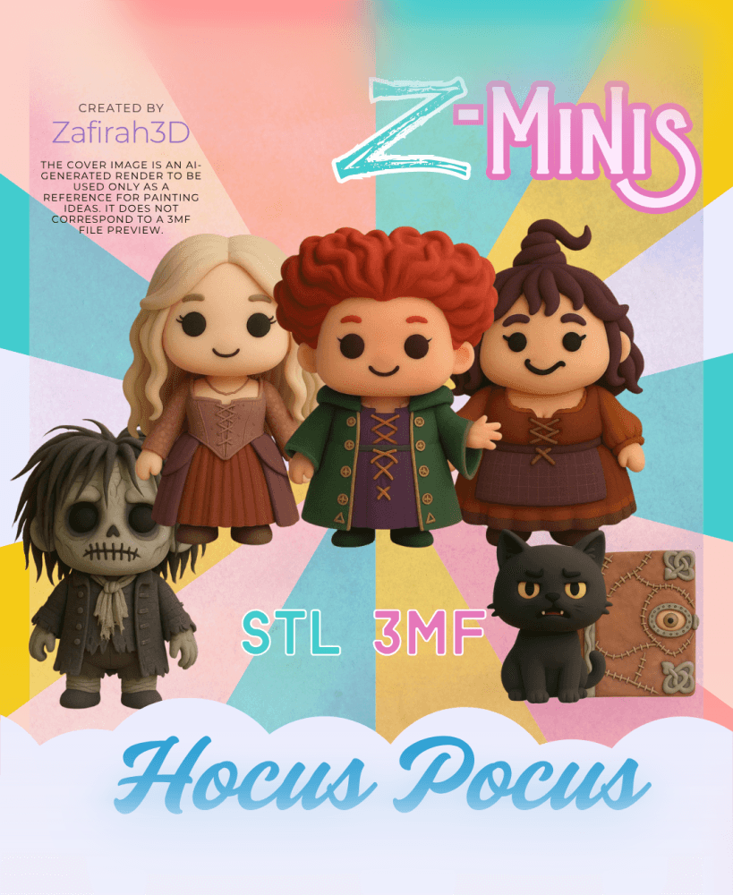 HOCUS POCUS Z-MINIS 3d model