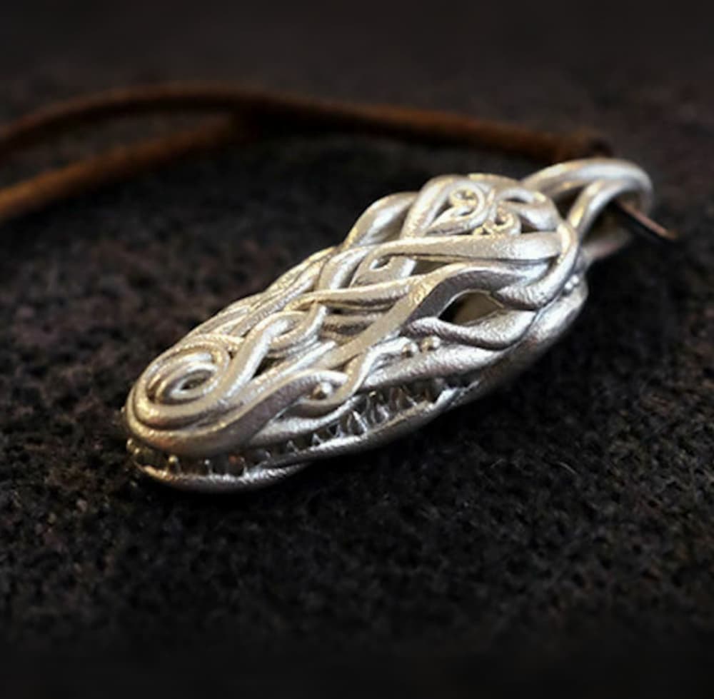 Crocodile Head Pendant 3d model