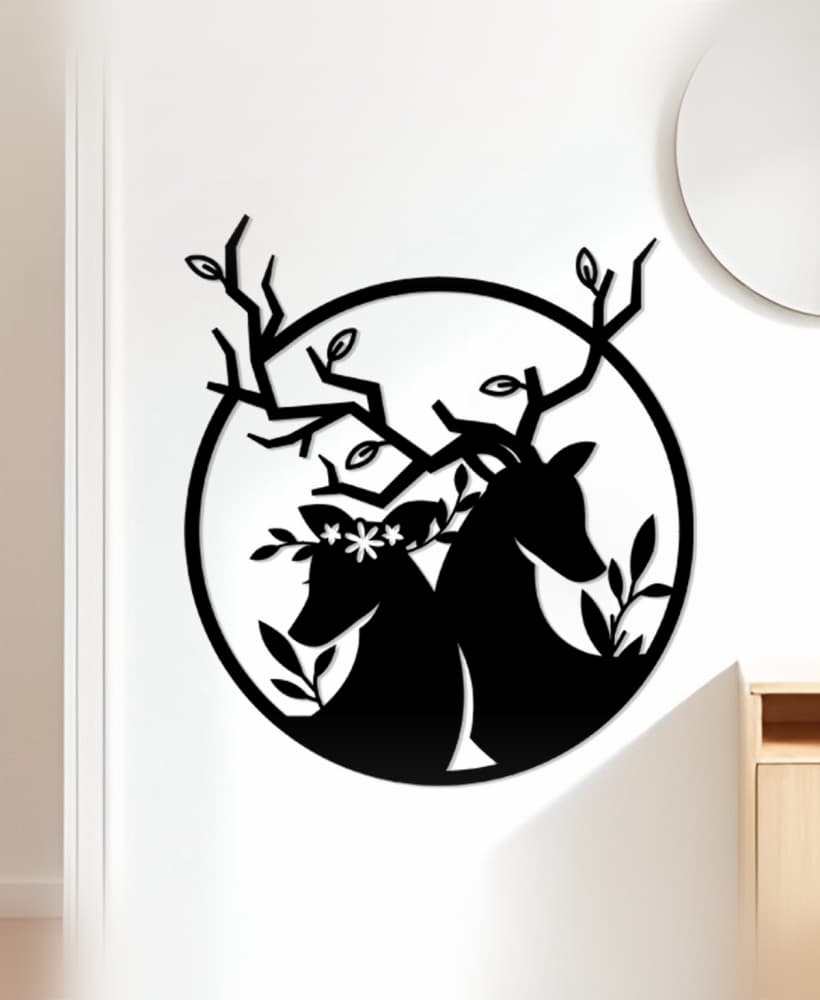 Deer Wall Art, Wall Decor, Home Decor 3d model