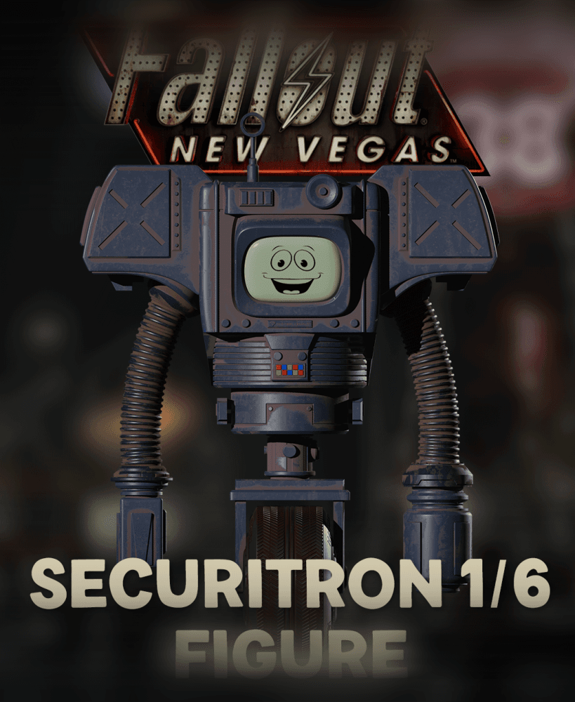 Fallout New Vegas: Securitron Figure 3d model