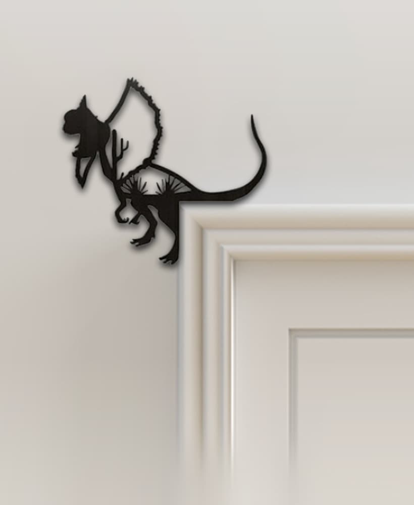 Dinasour Door Corner Decor 3d model
