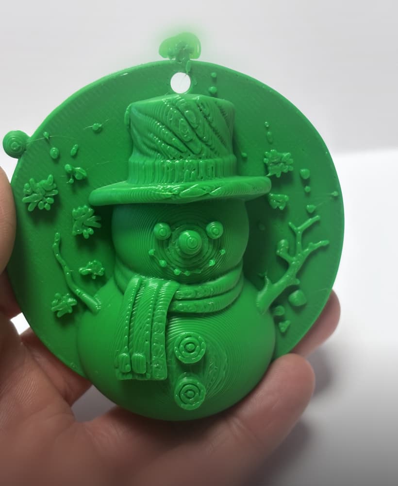 Snowman tree ornament 3d model