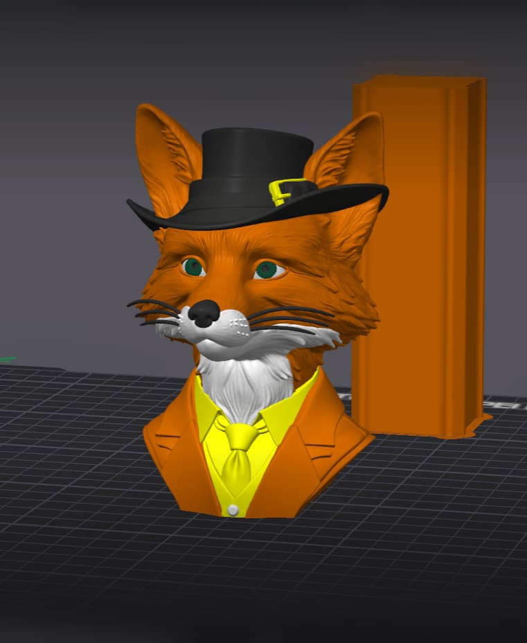 Fantastic Mr Fox Bust 3d model