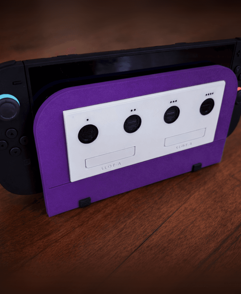 Gamecube Switch 2 Dock Cover 3d model