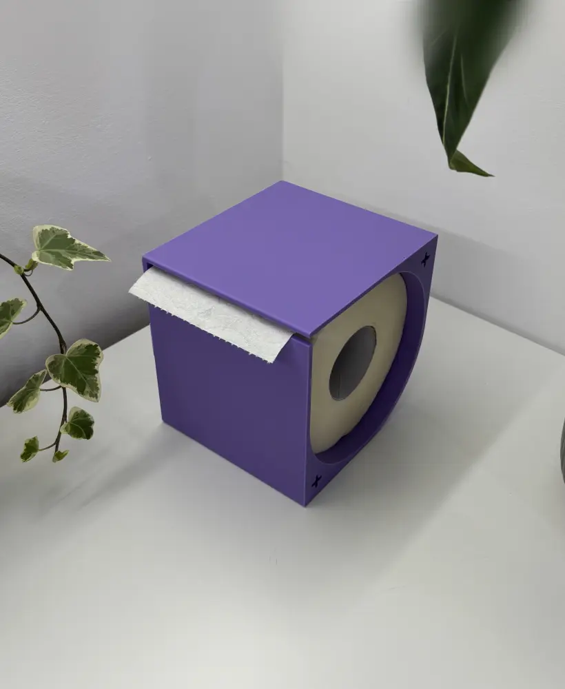 Modular Toilet and Towel Paper Holder – 3D Printable Versatile Design 3d model