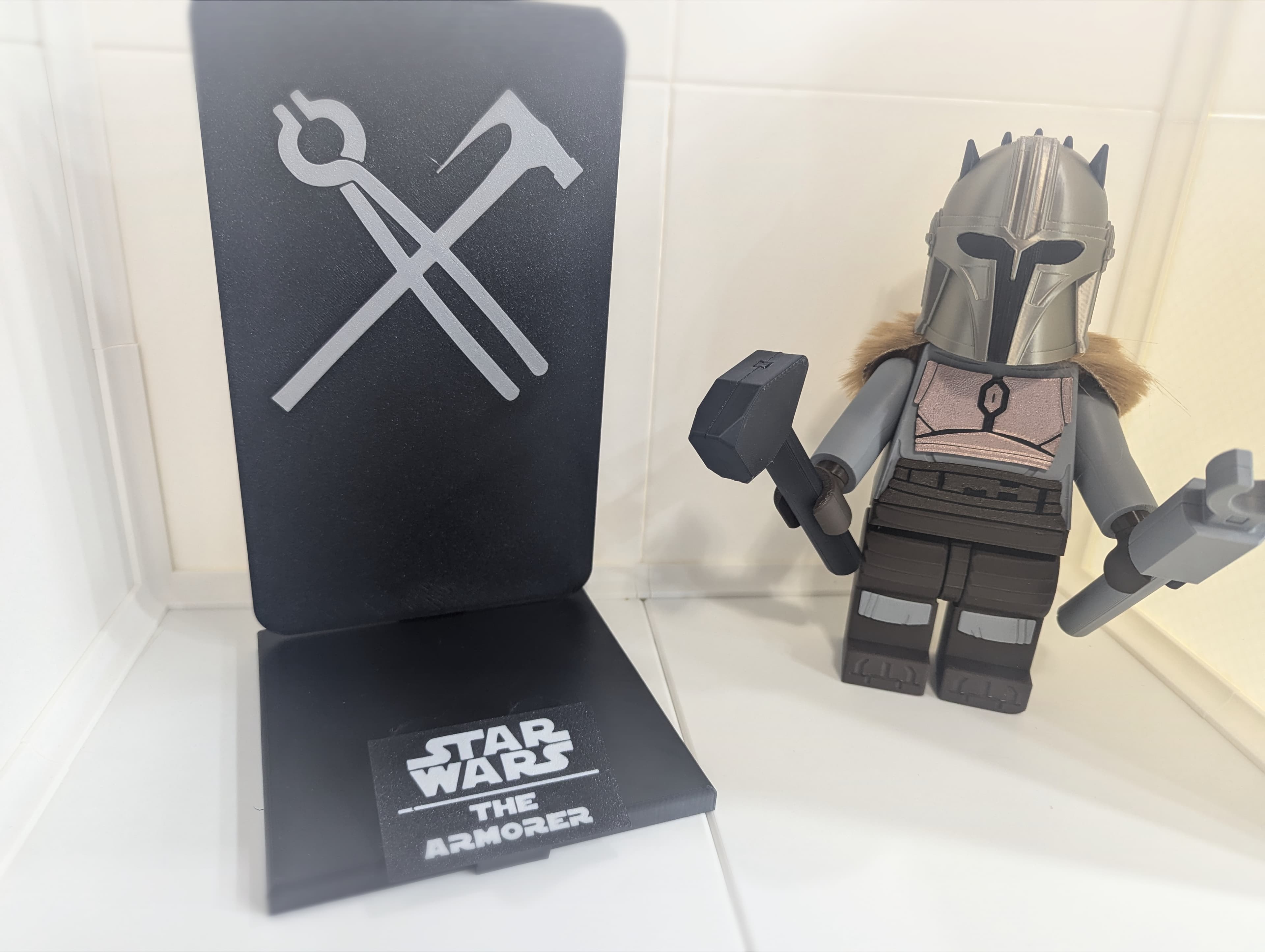 The Armorer Backer Plates 3d model