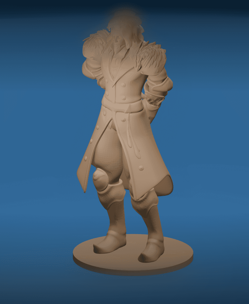 Male Dragonborn In Human Form v2.0 3d model