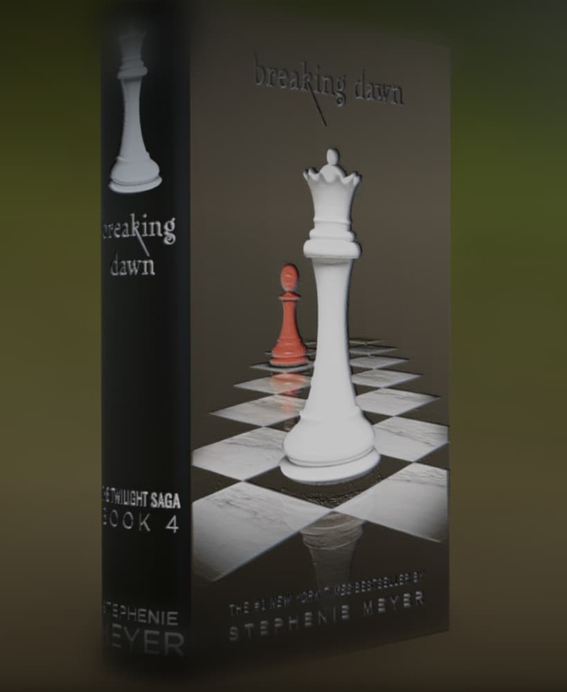 Breaking Dawn - Book Litho 3d model