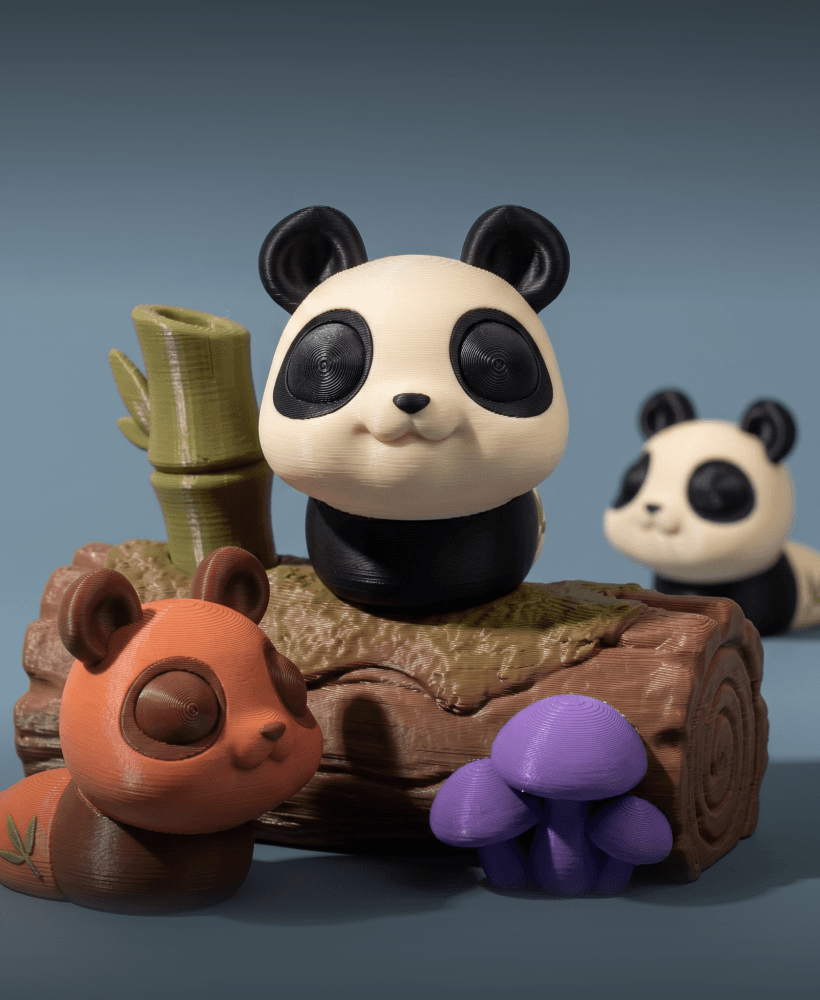 Panda Slug 3d model