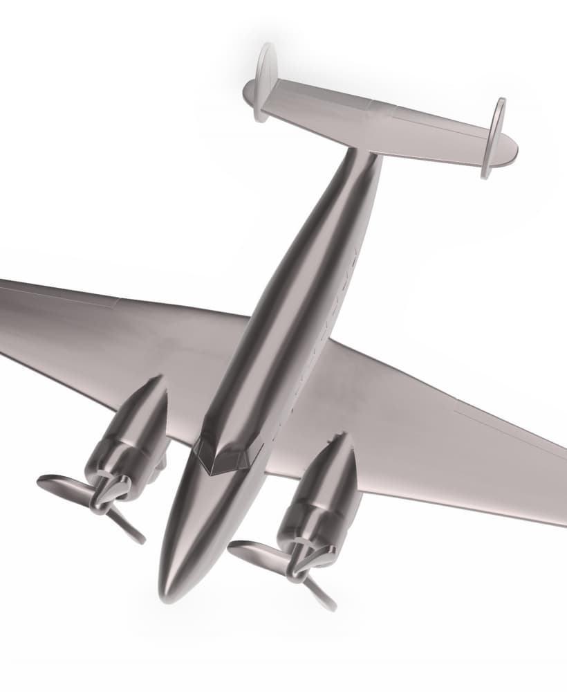 Lockheed Model 18 Lodestar 3d model