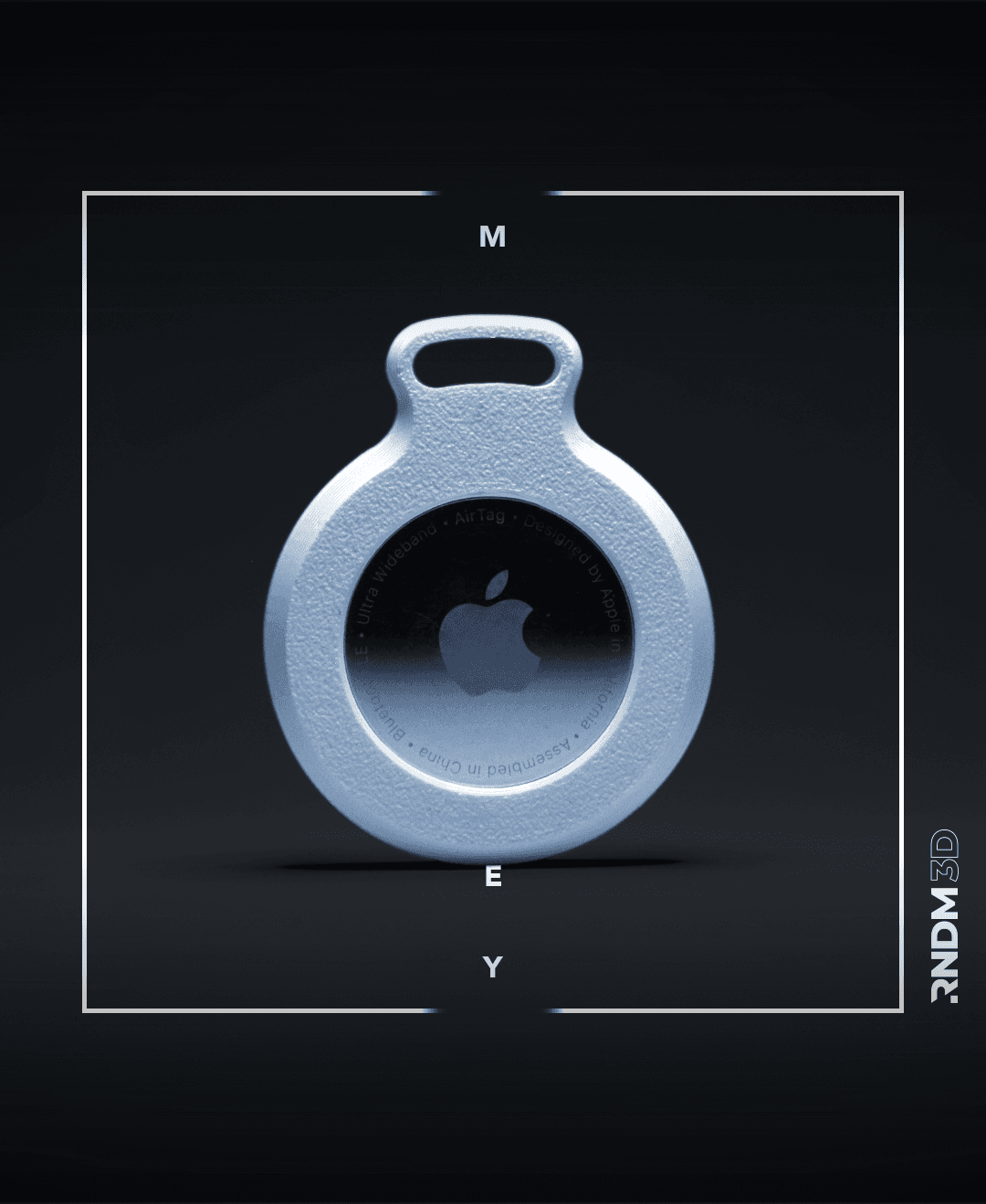 MyTagKey - AirTag Holder *by RNDM3D* 3d model