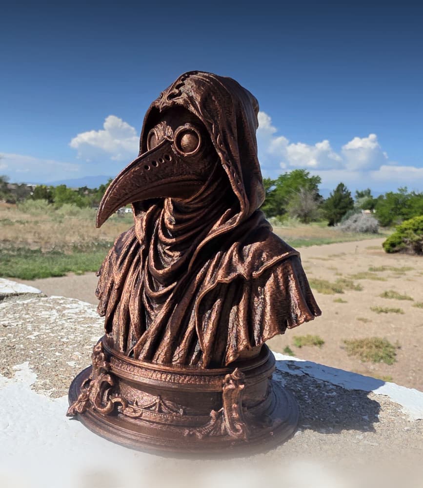 Plague Doctor Bust 3d model