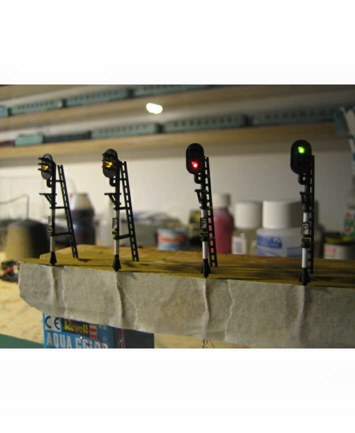N scale NS hoog lichtsein RECHTS (4 stuks) 3d model