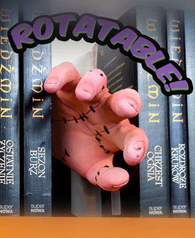 Book Hand: Halloween Adjustable Book Nook 3d model