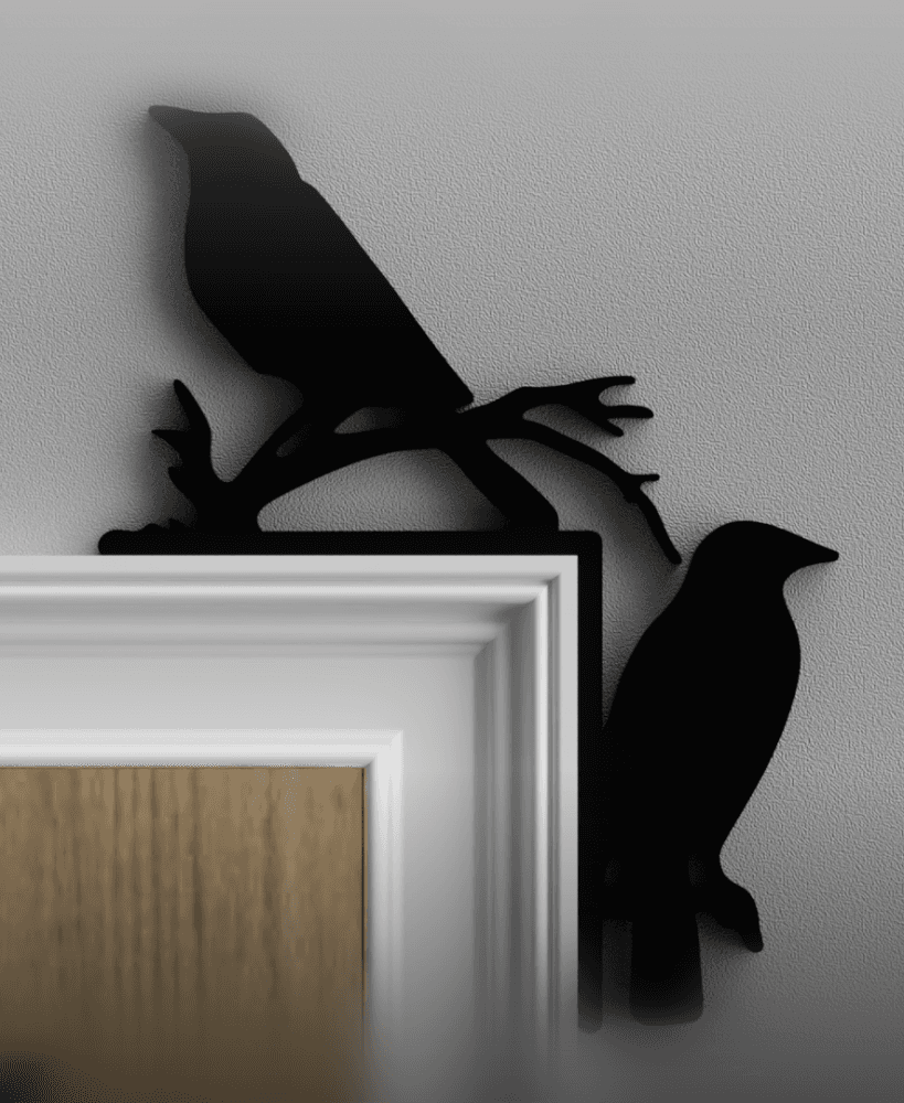 Birds Door Topper 3d model
