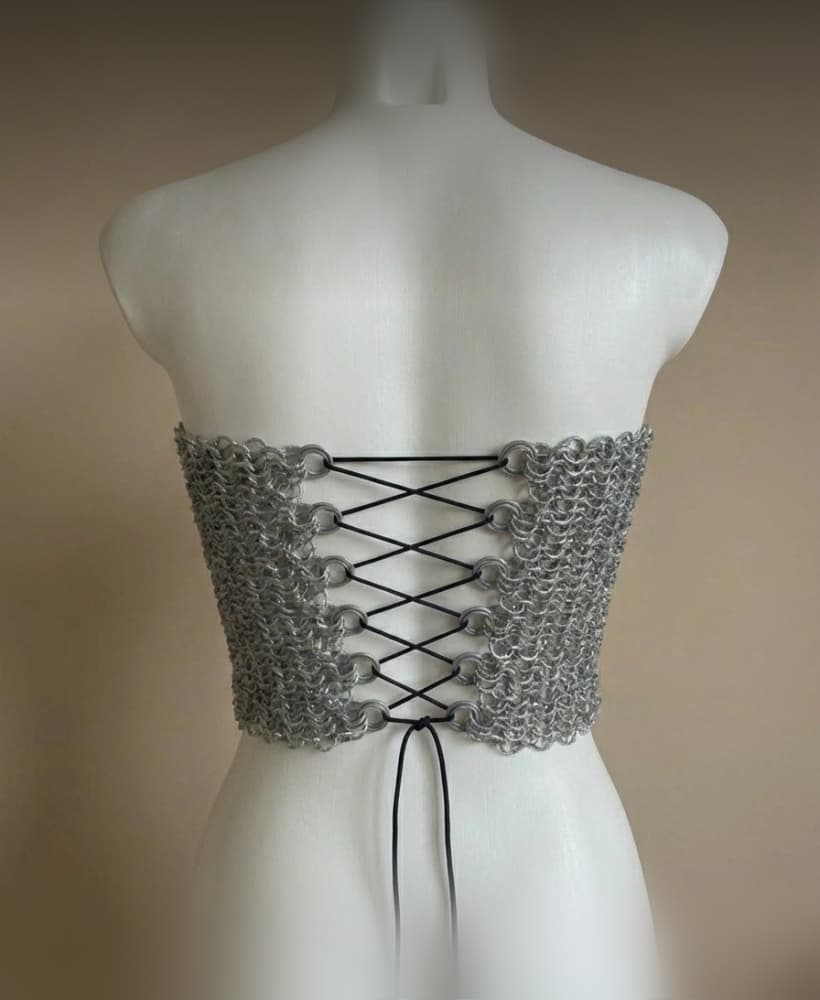 Chainmail corset 3d model