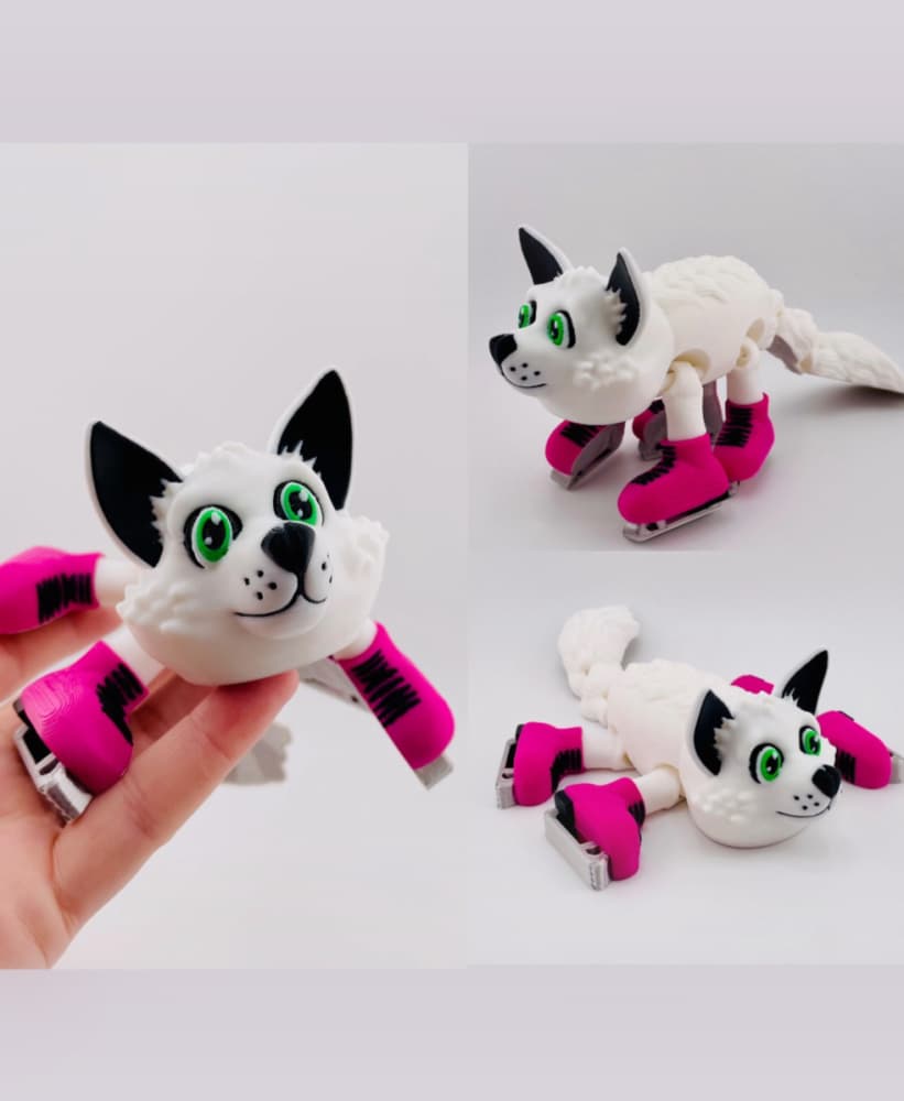 Fox Ice Skate Flexi 3d model